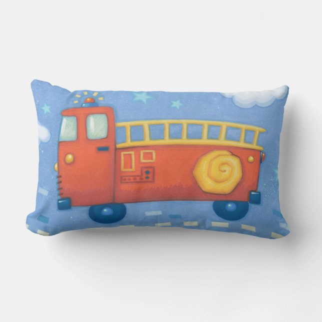 Fire Truck Lumbar Cushion (Front)