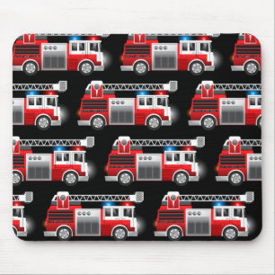 Fire truck mouse pad