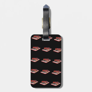 Fire Truck On Speed Dial, Black Luggage Tag