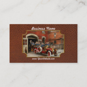 Fire Truck - The flying squadron 1911 Business Card