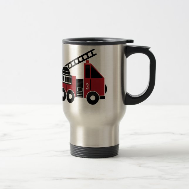 Fire truck travel mug (Right)