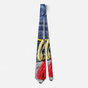 Fire Truck With Hoses and Axe Tie