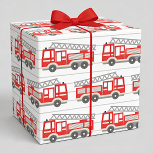 Fire Truck Wrapping Paper