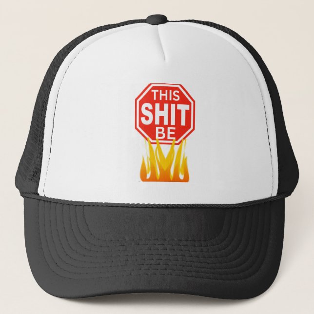 fire trucker hat (Front)