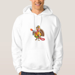 Fire trucks Firefighter Thanksgiving Turkey Hoodie
