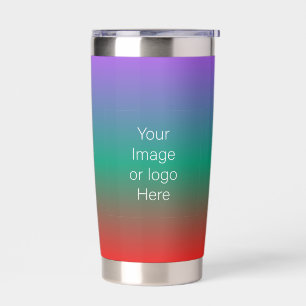 Fire Under The Sea Traveller Gradient Personalise Insulated Tumbler
