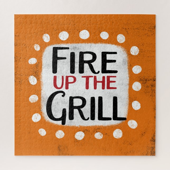 Fire Up The Grill Jigsaw Puzzle (Vertical)