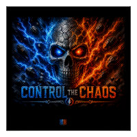 Fire vs Ice Skull 3D Shirt –