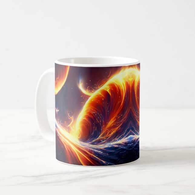 Fire Water Space Coffee Mug (Front Left)