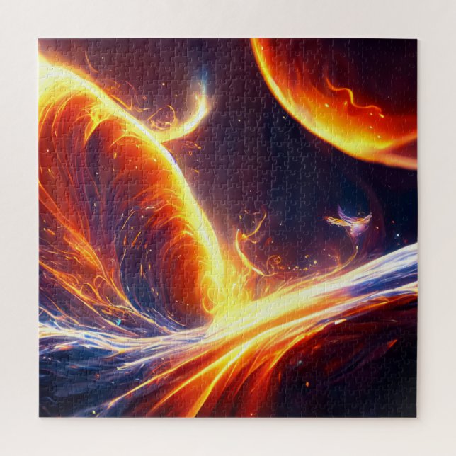 Fire Water Space Jigsaw Puzzle (Vertical)