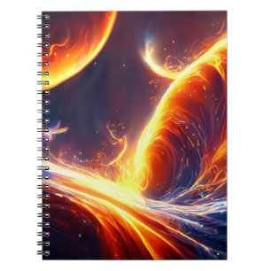 Fire Water Space Notebook