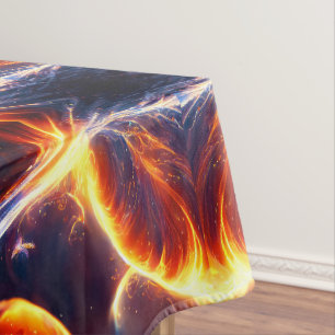 Fire Water Space Tablecloth