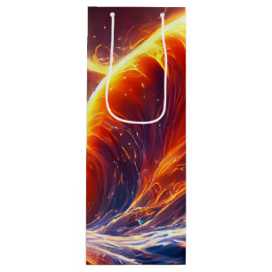 Fire Water Space Wine Gift Bag