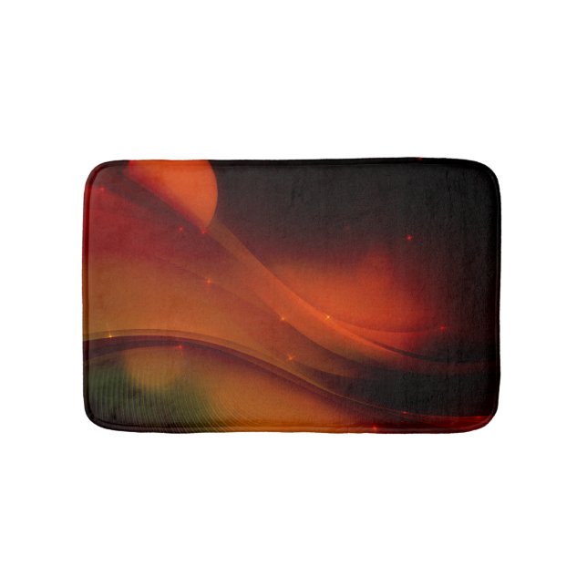 Fire Wave Bath Mat (Front)