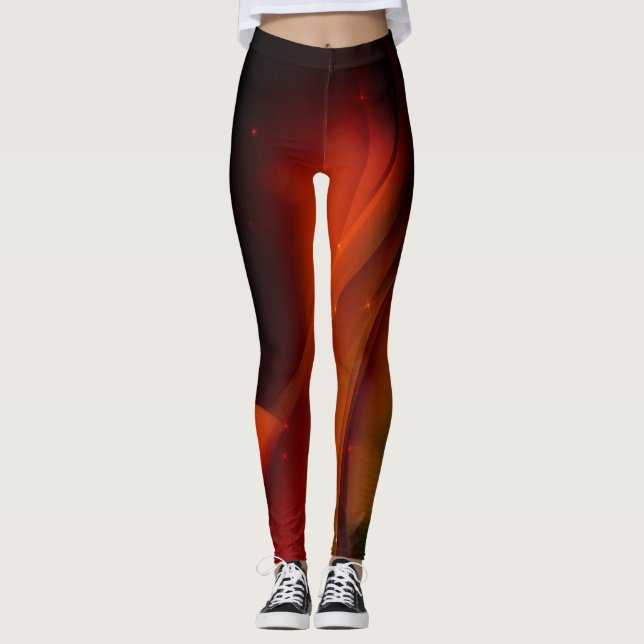 Fire Wave Leggings (Front)
