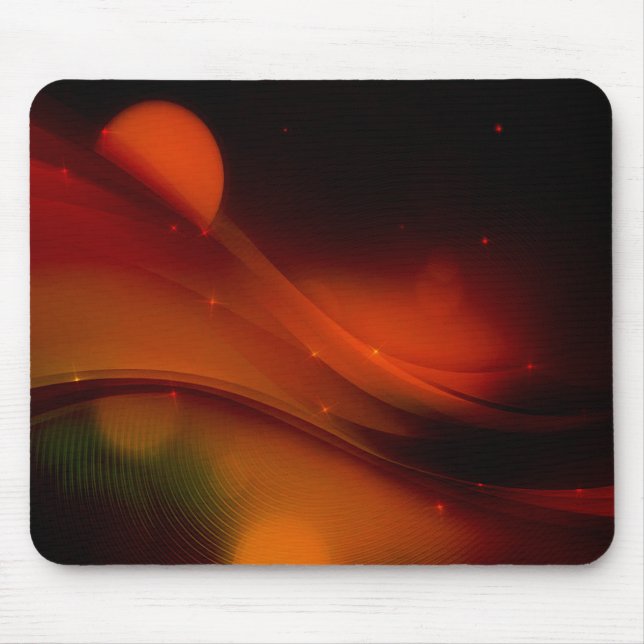 Fire Wave Mouse Pad (Front)