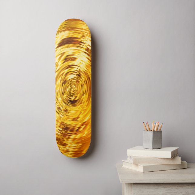 Fire Wave V  Skateboard (Wall Art)
