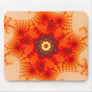 Fire Web - Fractal Art Mouse Pad