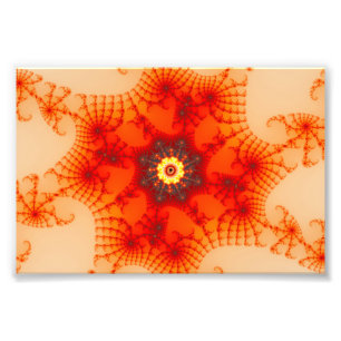 Fire Web - Fractal Art Photo Print