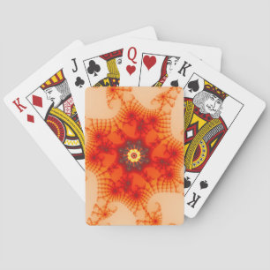 Fire Web - Fractal Art Playing Cards