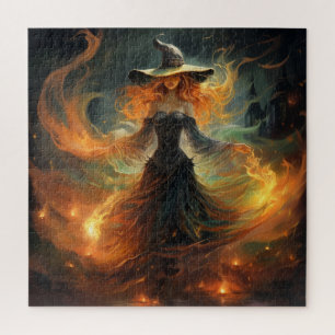 Fire Witch Jigsaw Puzzle