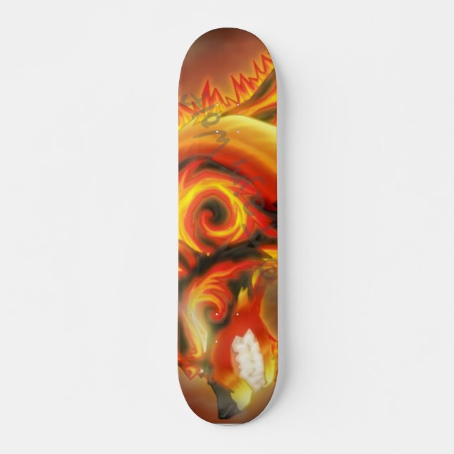 Fire Wolf Skatebord Skateboard (Front)