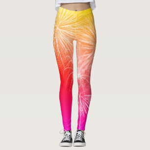 Fire works III Leggings
