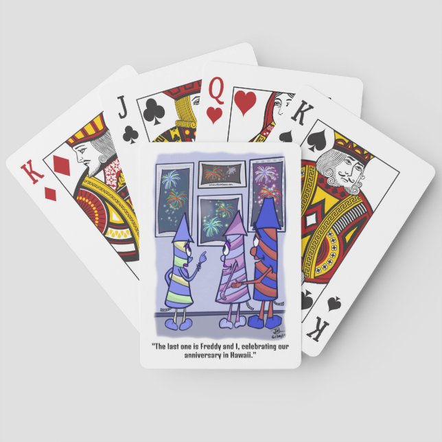 Fire Works Playing Cards (Back)