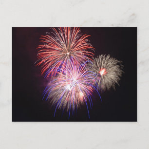 Fire Works Postcard