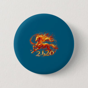 Fire Year Of The Horse 2026 Chinese New Year Famil 6 Cm Round Badge