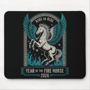 Fire Year Of The Horse – Chinese Zodiac New Year 2 Mouse Pad