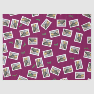Fire Yule Christmas Tree Maureen Girard Winter Tissue Paper