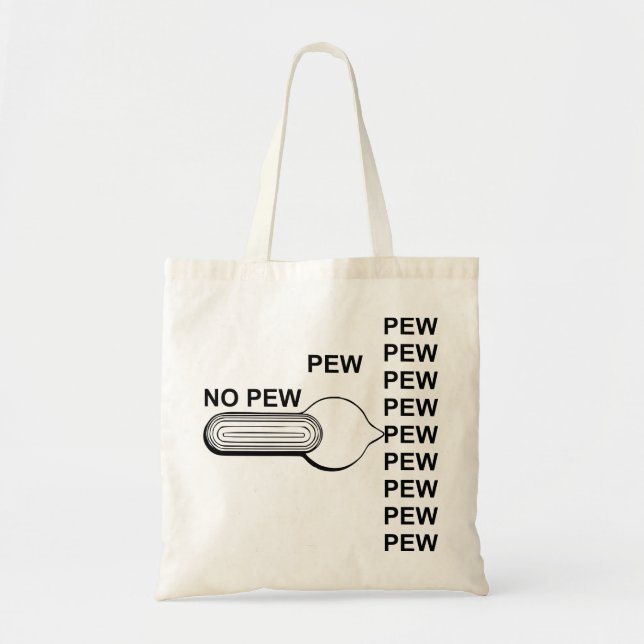Firearm Selector Switch Pew Pew Pew # Tote Bag (Front)