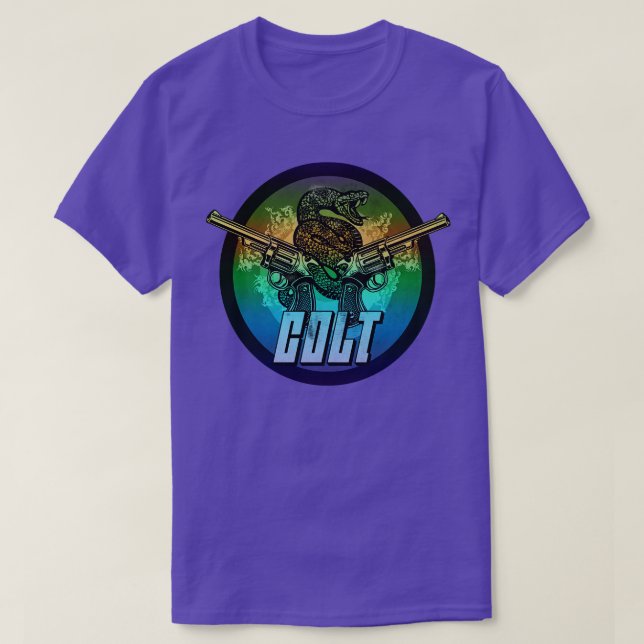 Firearms Vintage Shield T-Shirt (Design Front)