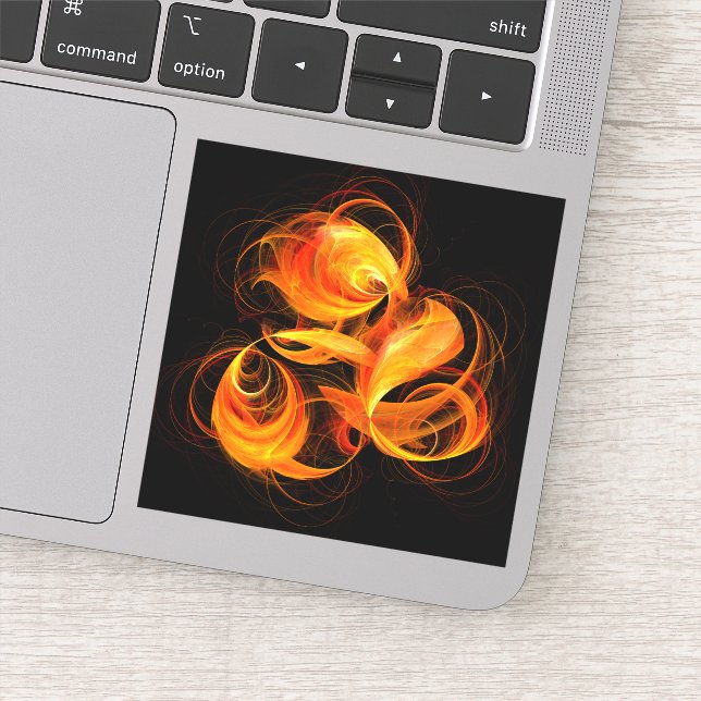 Fireball Abstract Art (Detail)