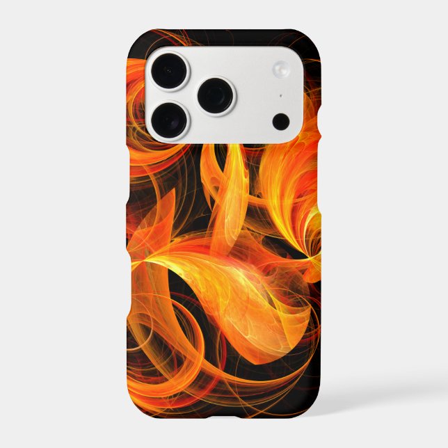Fireball Abstract Art (Back)