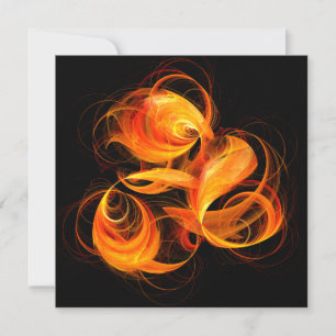 Fireball Abstract Art