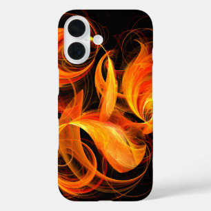 Fireball Abstract Art iPhone 16 Case