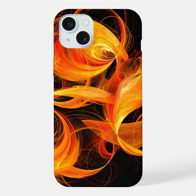 Fireball Abstract Art iPhone Case (Back)