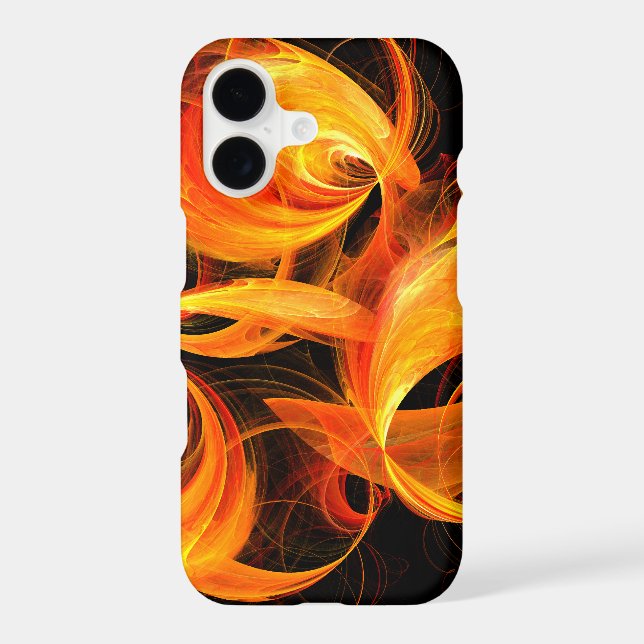Fireball Abstract Art iPhone Case (Back)