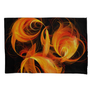 Fireball Abstract Art Pillowcase