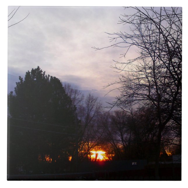 Fireball Sunrise Tile (Front)
