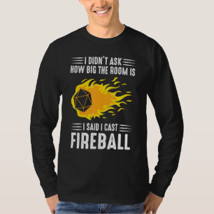 Fireballs Wizard Sorcerer T-Shirt