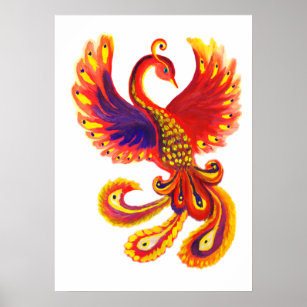 Firebird Phoenix Art Poster
