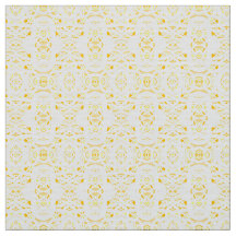 Firebrand Yellow White Abstract Gouache Art