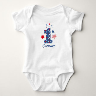 Firecracker 1st Birthday Baby Bodysuit