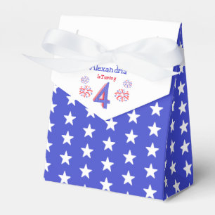 Firecracker 4th Birthday Favour Box