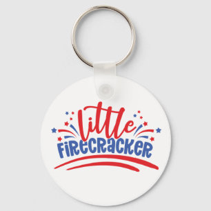 Firecracker 4th July Key Ring