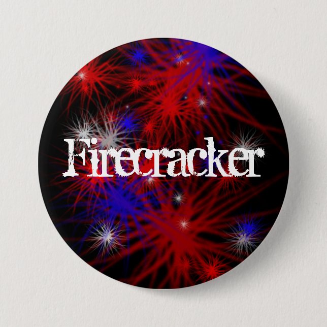 Firecracker 7.5 Cm Round Badge (Front)