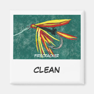 "Firecracker" Dish Washer Status Magnet